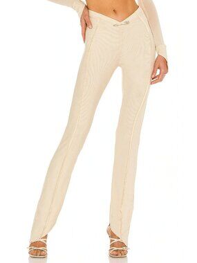 SAMI MIRO VINTAGE Asymmetric Pants in Nude